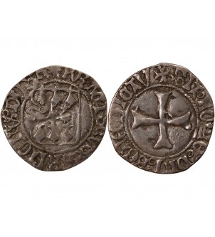 DUCHÉ DE BRETAGNE, FRANÇOIS II - BLANC A LA TARGE RENNES 2