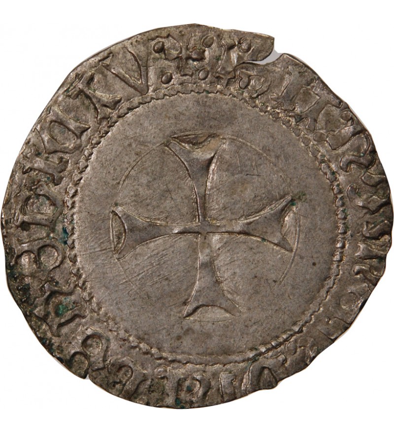 DUCHÉ DE BRETAGNE, FRANÇOIS II - BLANC A LA TARGE RENNES