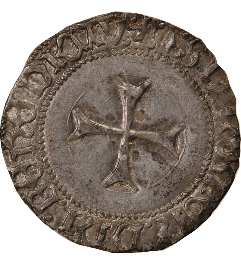 DUCHÉ DE BRETAGNE, FRANÇOIS II - BLANC A LA TARGE RENNES