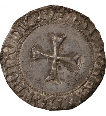 DUCHÉ DE BRETAGNE, FRANÇOIS II - BLANC A LA TARGE RENNES