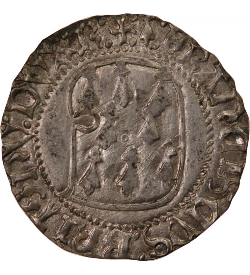 DUCHÉ DE BRETAGNE, FRANÇOIS II - BLANC A LA TARGE RENNES