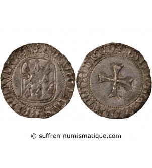 DUCHÉ DE BRETAGNE, FRANÇOIS II - BLANC A LA TARGE RENNES