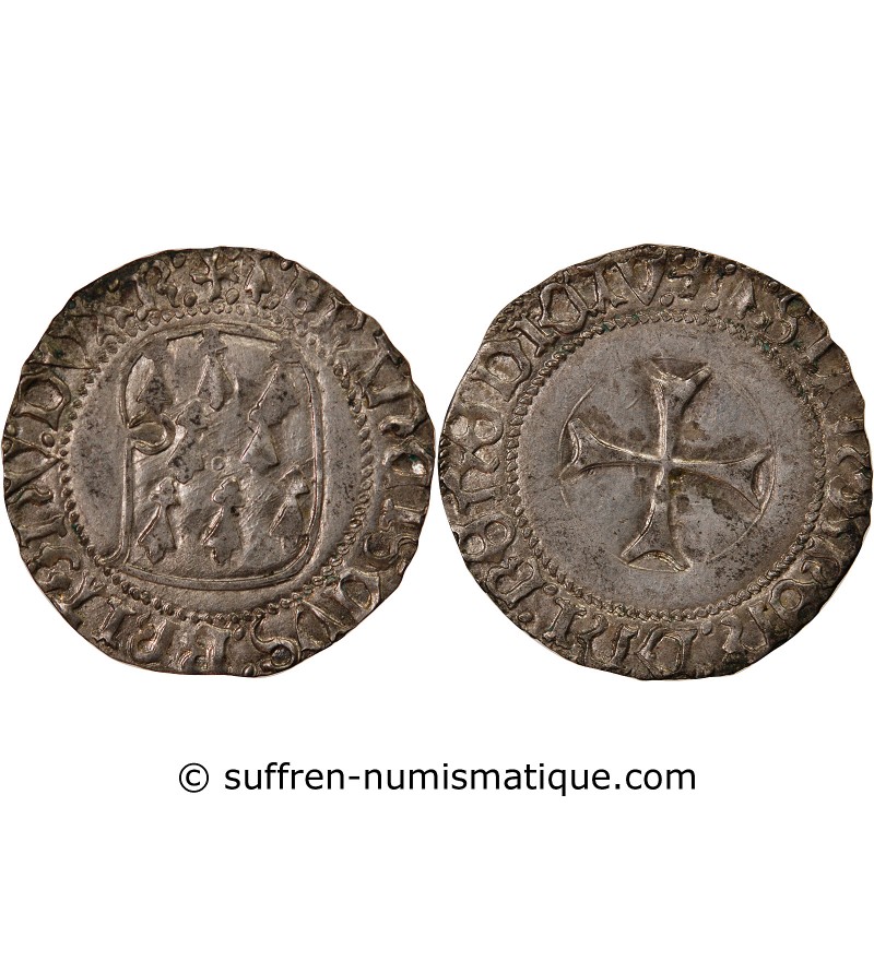 DUCHÉ DE BRETAGNE, FRANÇOIS II - BLANC A LA TARGE RENNES