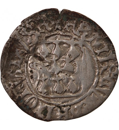 DUCHÉ DE BRETAGNE, FRANÇOIS II - BLANC A LA TARGE RENNES