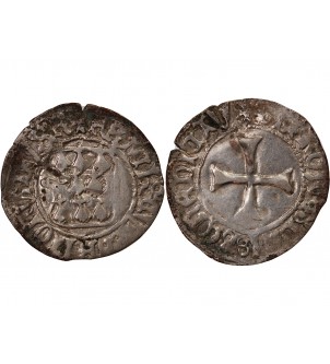 DUCHÉ DE BRETAGNE, FRANÇOIS II - BLANC A LA TARGE RENNES 2