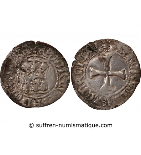 DUCHÉ DE BRETAGNE, FRANÇOIS II - BLANC A LA TARGE RENNES