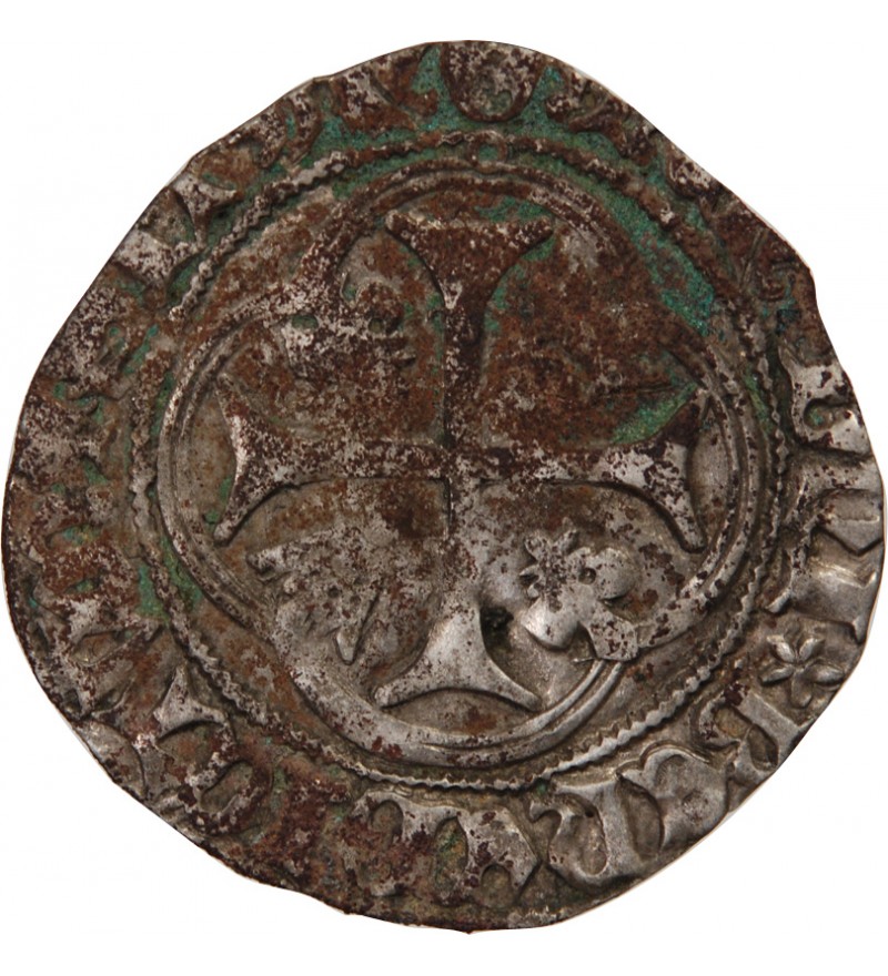 LOUIS XI - BLANC A LA COURONNE 1461 / 1483 TOULOUSE