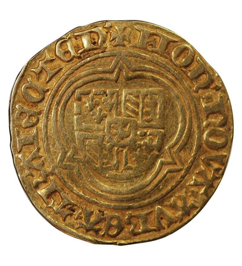 ÉVÊCHÉ D'UTRECHT, DAVID DE BOURGOGNE - FLORIN D'OR 1456 / 1496