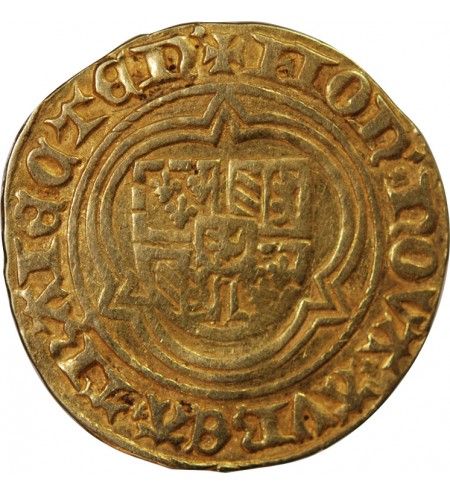 ÉVÊCHÉ D'UTRECHT, DAVID DE BOURGOGNE - FLORIN D'OR 1456 / 1496