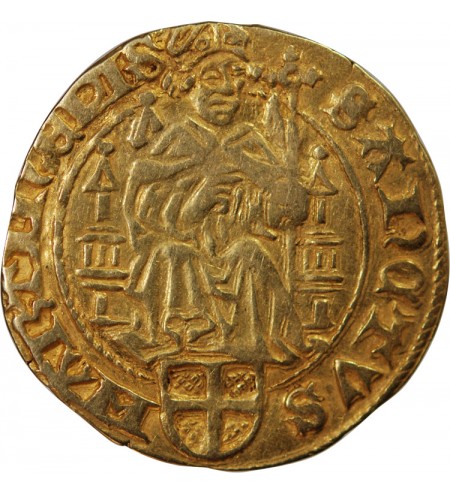 ÉVÊCHÉ D'UTRECHT, DAVID DE BOURGOGNE - FLORIN D'OR 1456 / 1496