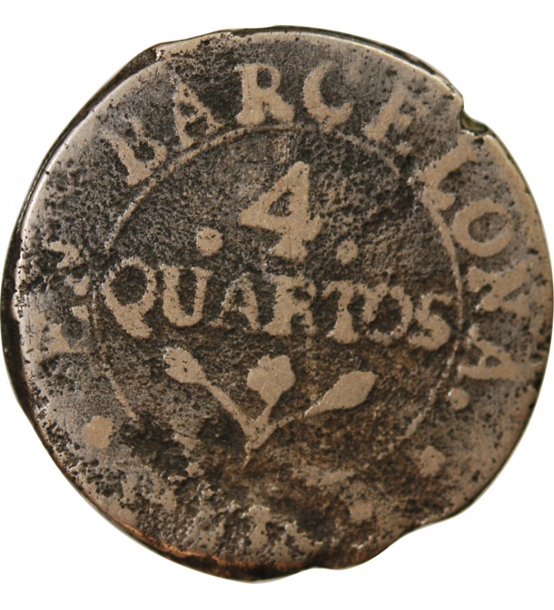 CATALOGNE - 4 QUARTOS 1808 / 1814 BARCELONE