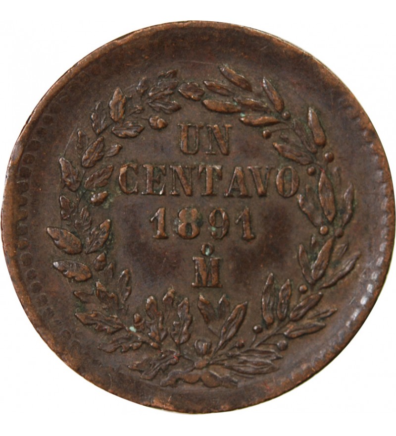 MEXIQUE - 1 CENTAVO 1891 Mo MEXICO