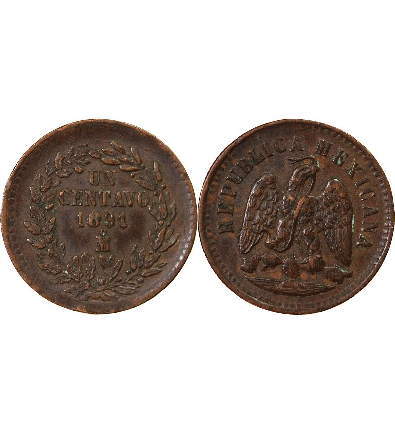 MEXIQUE - 1 CENTAVO 1891 Mo MEXICO