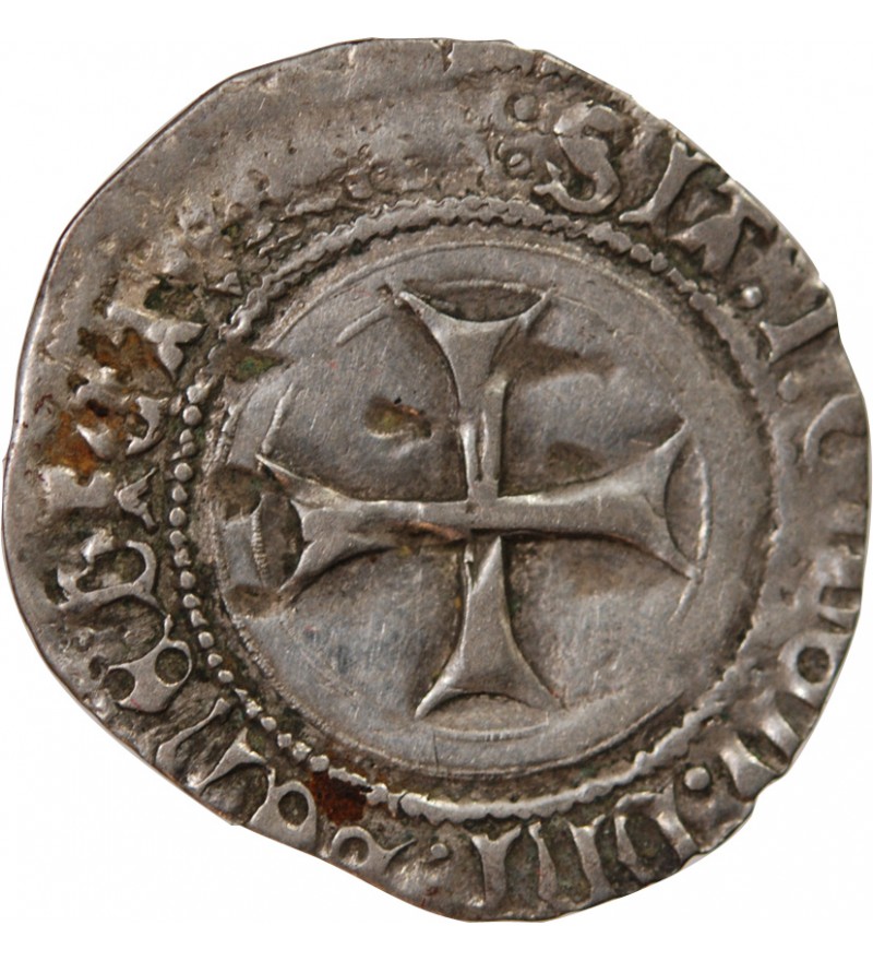 DUCHÉ DE BRETAGNE, FRANÇOIS II - BLANC A LA TARGE - ATELIER ILLISIBLE