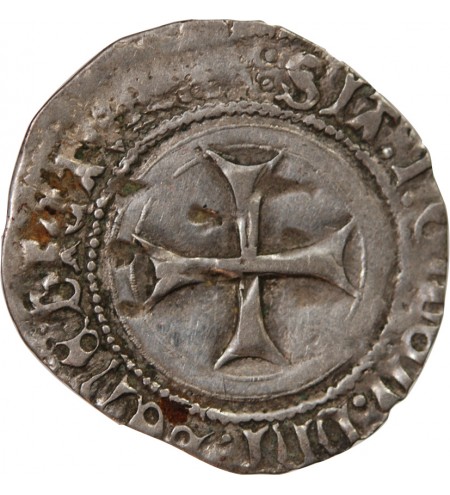 DUCHÉ DE BRETAGNE, FRANÇOIS II - BLANC A LA TARGE - ATELIER ILLISIBLE