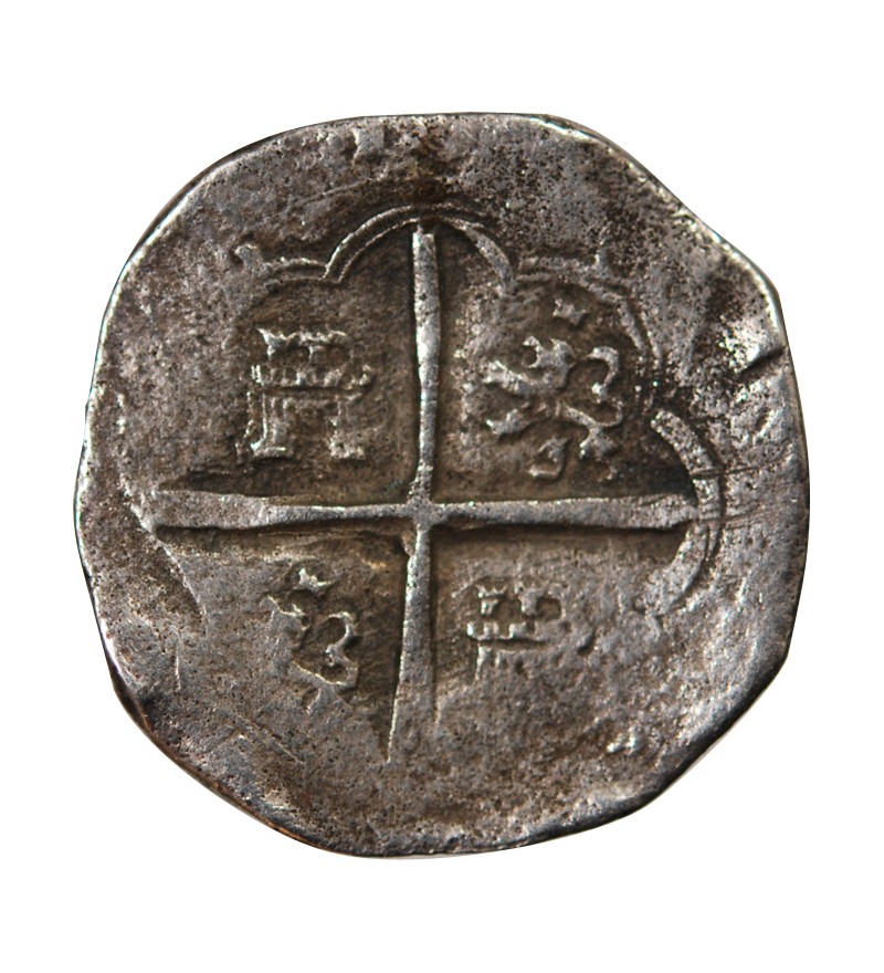 ESPAGNE, PHILIPPE IV - 2 REALES ARGENT 1621 / 1665