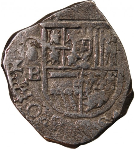 ESPAGNE, PHILIPPE II - 2 REALES ARGENT 1555 / 1598