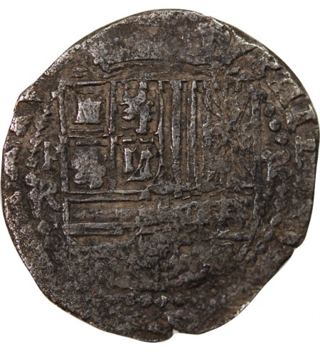 BOLIVIE, PHILIPPE II - 2 REALES ARGENT 1555 / 1598