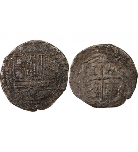 BOLIVIE, PHILIPPE II - 2 REALES ARGENT 1555 / 1598