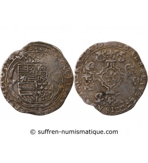 PAYS-BAS ESPAGNOLS, DUCHÉ DE BRABANT, ALBERT ET ISABELLE - 3 PATARDS 1620