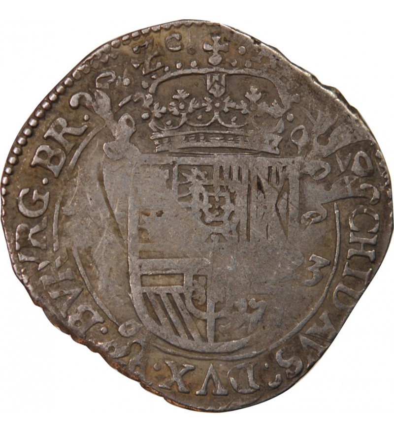 PAYS-BAS ESPAGNOLS, DUCHÉ DE BRABANT, PHILIPPE IV - ESCALIN AU LION 1623