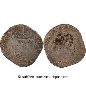 PAYS-BAS ESPAGNOLS, DUCHÉ DE BRABANT, PHILIPPE IV - ESCALIN AU LION 1623