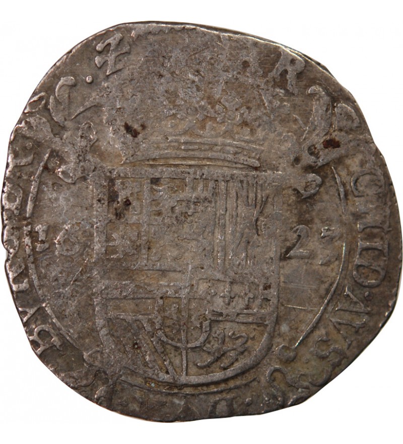 PAYS-BAS ESPAGNOLS, DUCHÉ DE BRABANT, PHILIPPE IV - ESCALIN AU LION 1623