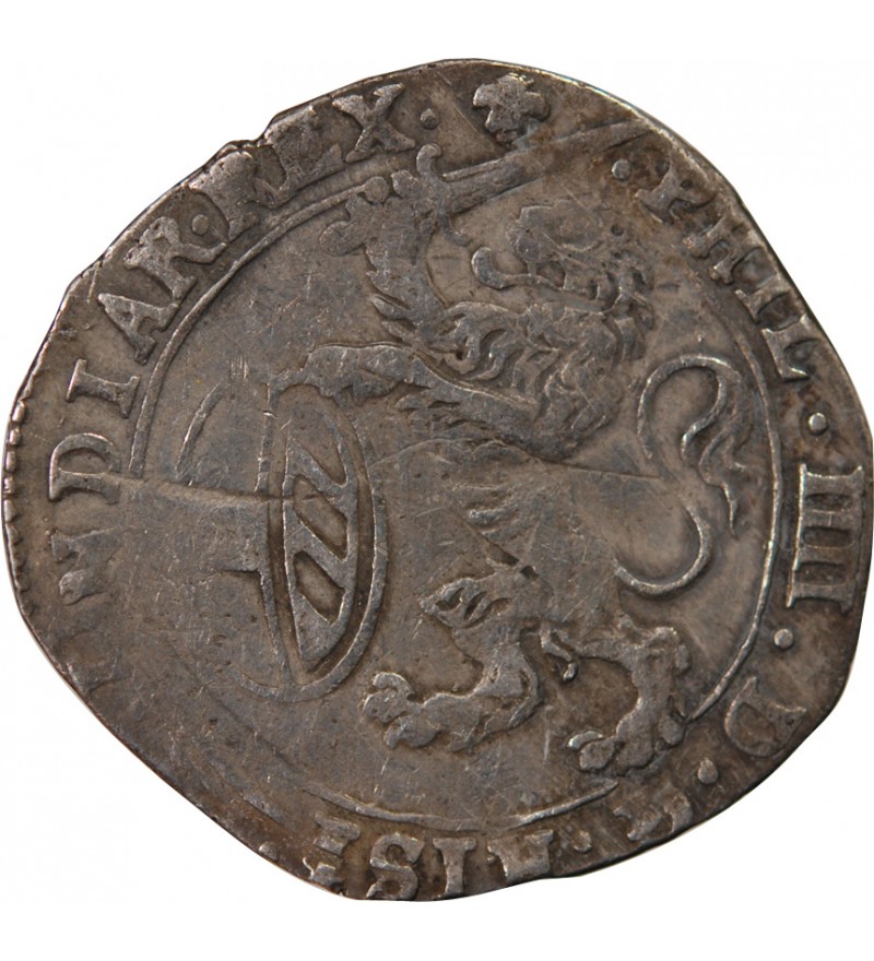 PAYS-BAS ESPAGNOLS, DUCHÉ DE BRABANT, PHILIPPE IV - ESCALIN AU LION 1623