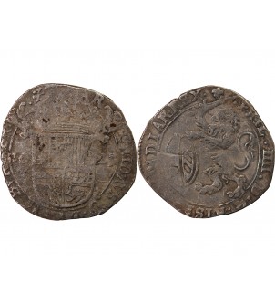 PAYS-BAS ESPAGNOLS, DUCHÉ DE BRABANT, PHILIPPE IV - ESCALIN AU LION 1623 2