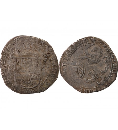 PAYS-BAS ESPAGNOLS, DUCHÉ DE BRABANT, PHILIPPE IV - ESCALIN AU LION 1623
