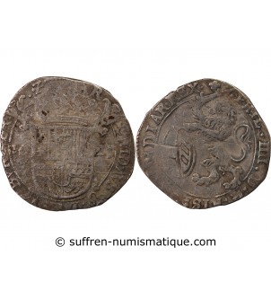 PAYS-BAS ESPAGNOLS, DUCHÉ DE BRABANT, PHILIPPE IV - ESCALIN AU LION 1623