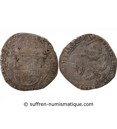 PAYS-BAS ESPAGNOLS, DUCHÉ DE BRABANT, PHILIPPE IV - ESCALIN AU LION 1623