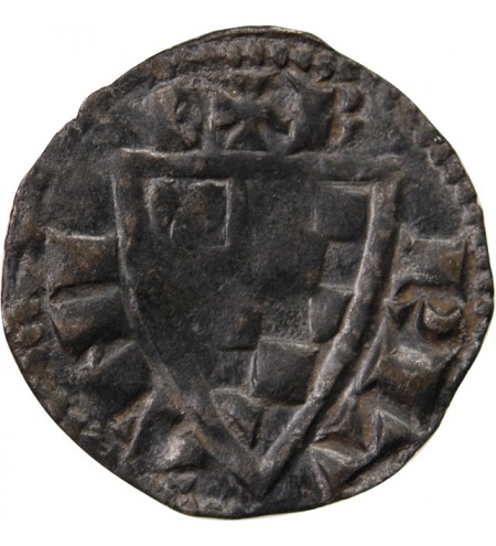 DUCHÉ DE BRETAGNE, JEAN Ier LE ROUX - DENIER vers 1250