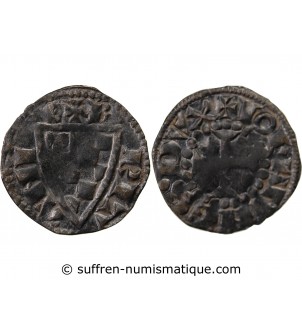 DUCHÉ DE BRETAGNE, JEAN Ier LE ROUX - DENIER vers 1250