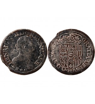 NAVARRE-BÉARN, HENRI III DE NAVARRE – TESTON ARGENT 1573 PAU 2