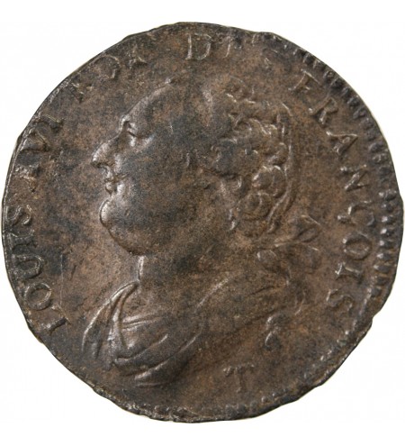 REVOLUTION FRANCAISE, CONSTITUTION - 12 DENIERS 1792 T NANTES