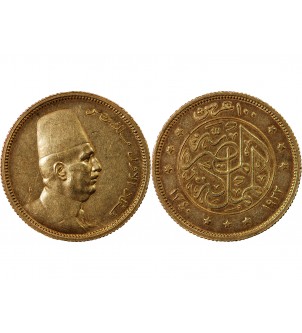 EGYPTE, FOUAD - 100 PIASTRES OR AH 1340 / 1922 2