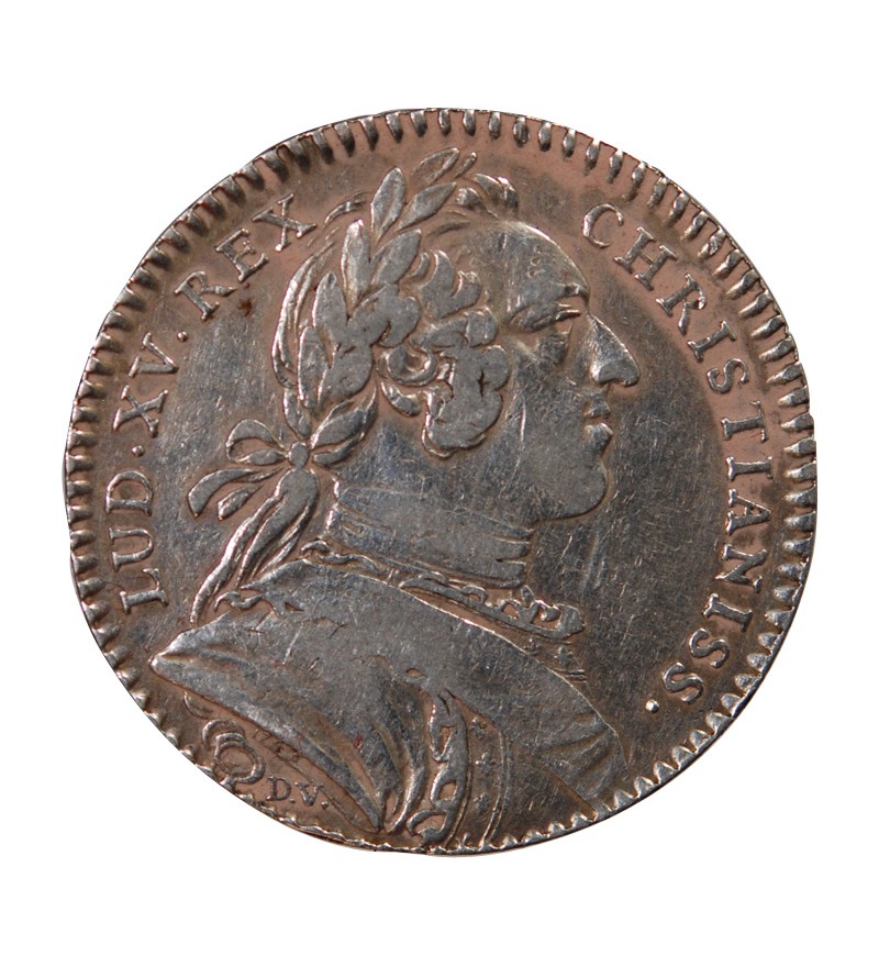 ETATS DE BRETAGNE, LOUIS XV – JETON ARGENT 1758 SAINT-BRIEUC Daniel 109