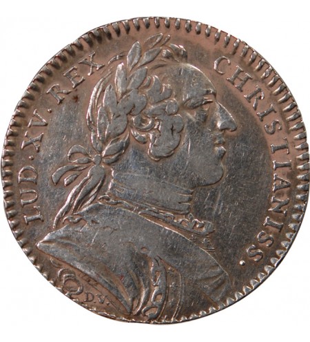 ETATS DE BRETAGNE, LOUIS XV – JETON ARGENT 1758 SAINT-BRIEUC Daniel 109