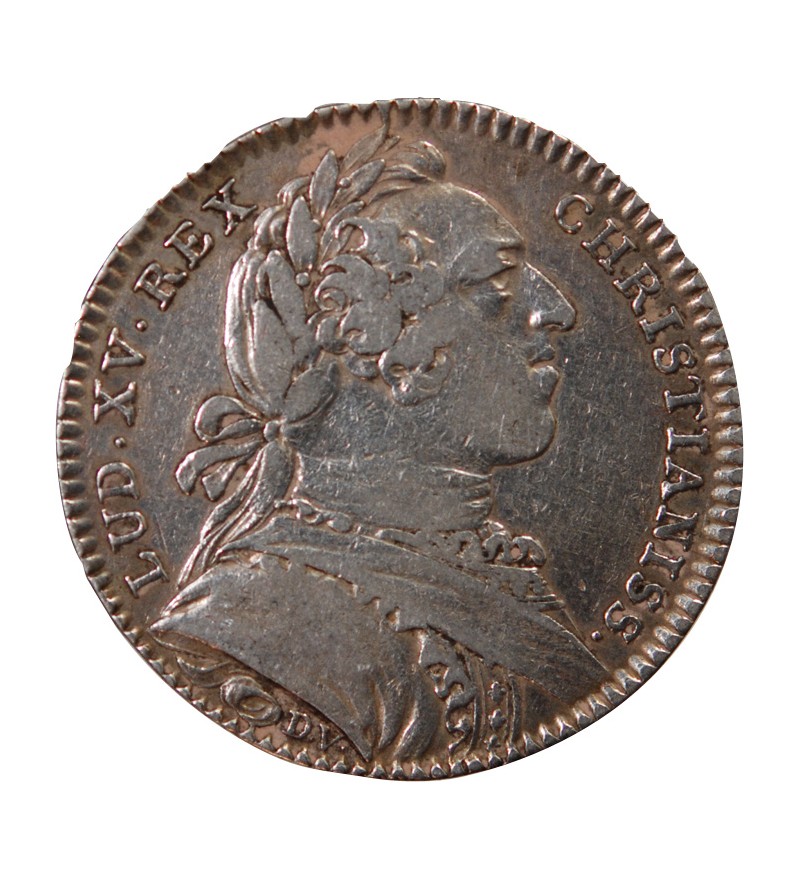 ETATS DE BRETAGNE, LOUIS XV – JETON ARGENT 1752 RENNES Daniel 101