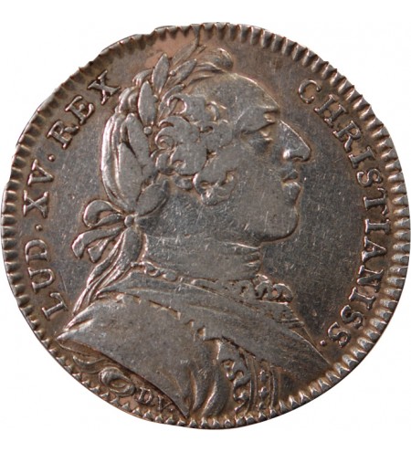 ETATS DE BRETAGNE, LOUIS XV – JETON ARGENT 1752 RENNES Daniel 101