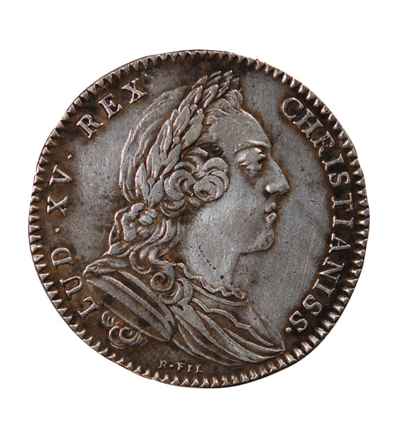 ETATS DE BRETAGNE, LOUIS XV – JETON ARGENT 1764 RENNES Daniel 115