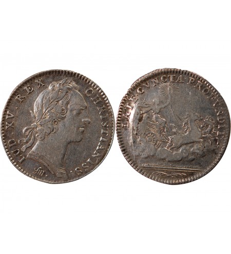 LOUIS XV – JETON ARGENT émission de 1754