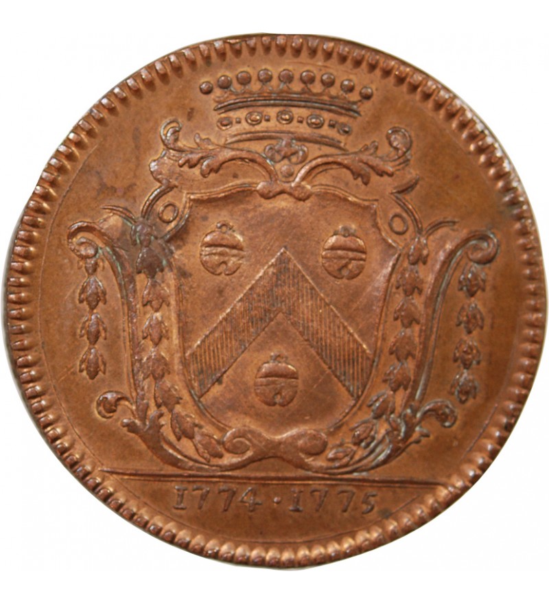 FACULTÉ DE MÉDECINE DE PARIS, J.L. ALLEAUME – JETON CUIVRE 1775