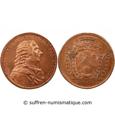 FACULTÉ DE MÉDECINE DE PARIS, J.L. ALLEAUME – JETON CUIVRE 1775