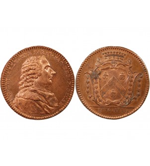 FACULTÉ DE MÉDECINE DE PARIS, J.L. ALLEAUME – JETON CUIVRE 1775 2