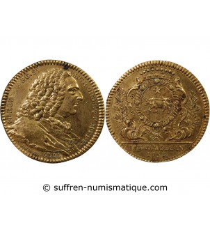 FACULTÉ DE MÉDECINE DE PARIS, J.B. BOYER – JETON LAITON 1758