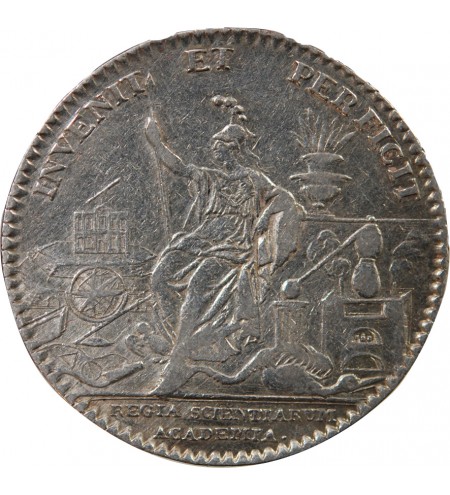ACADEMIE ROYALE DES SCIENCES, LOUIS XV - JETON ARGENT