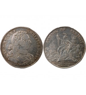 ACADEMIE ROYALE DES SCIENCES, LOUIS XV - JETON ARGENT 2