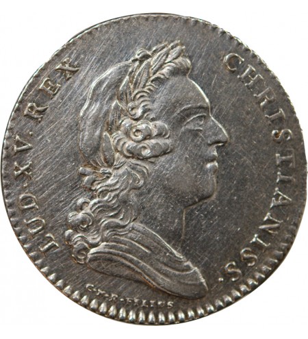 SECRETAIRES DU ROI, LOUIS XV – JETON ARGENT 1731 (émission de 1767)
